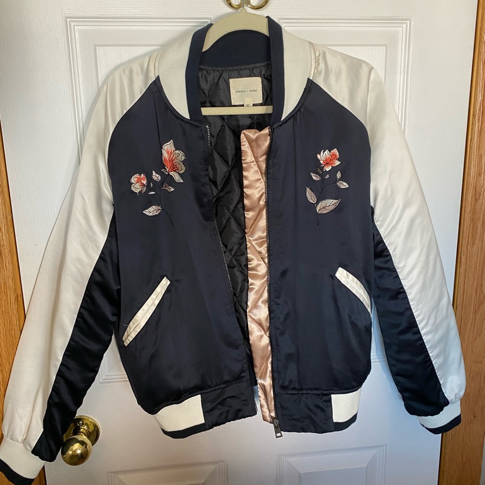 *SOLD* 
Silence and Noise Bomber Jacket